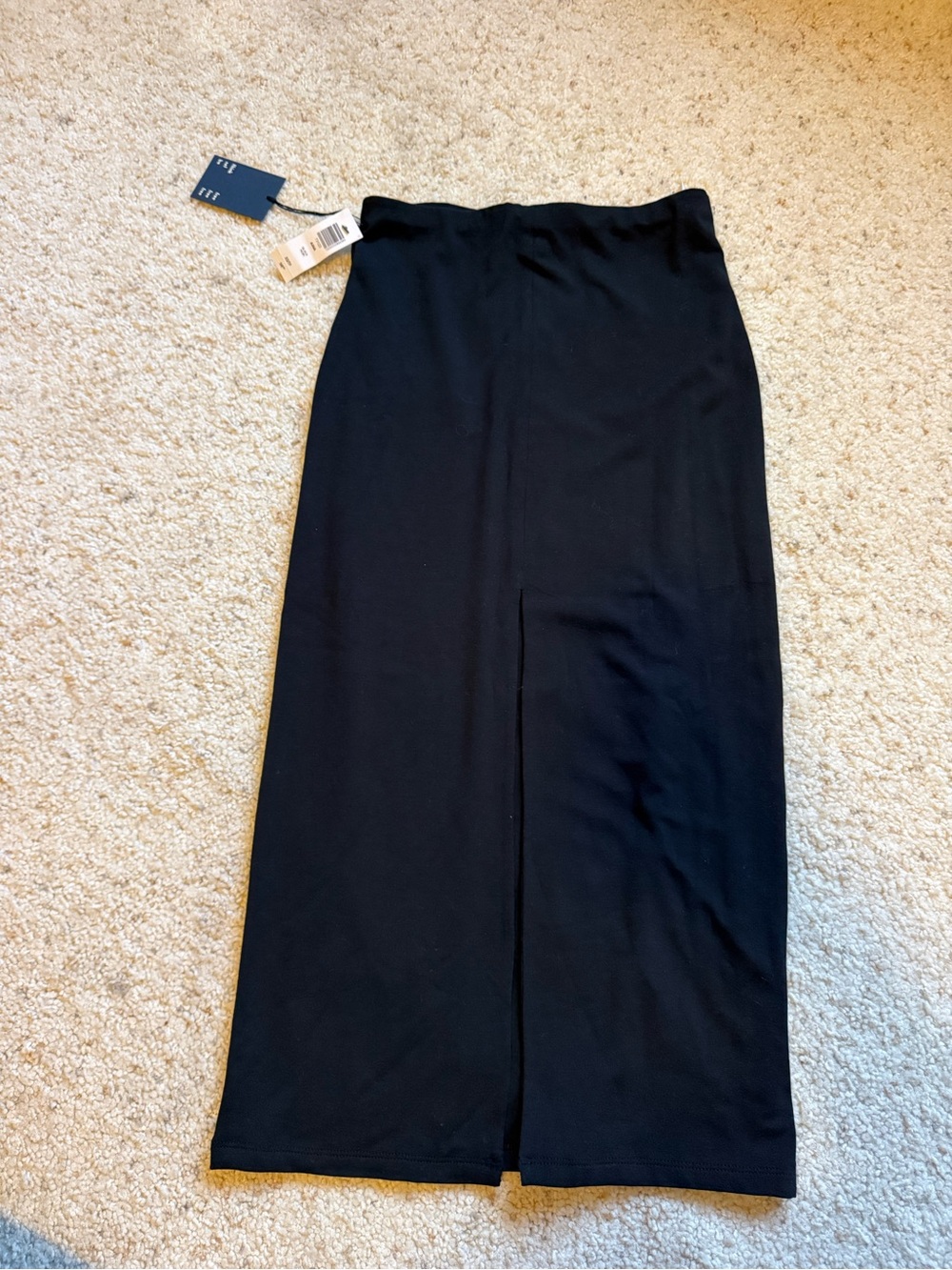 NWT! Wilfred Aina Black Midi Skirt with Thigh High Slit - XS
